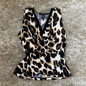 sexy leopard print tee size medium